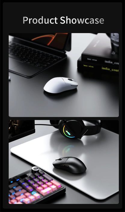 AJAZZ AJ159 NL Wireless Mouse 800mAh Compatible with Games and Office PAW3395 1K Nearlink BT Wireless Mouse Laptop GiftAJAZZ AJ1