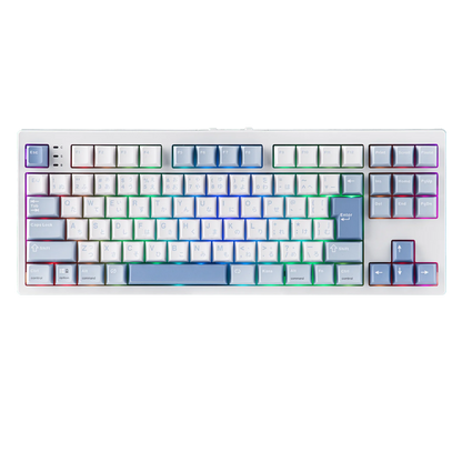 Japanese Version EPOMAKER TH87 JIS Layout TKL Layout Wired/Bluetooth/2.4GHz Wireless Mechanical Keyboard 10000mAh Battery RGB Backlight