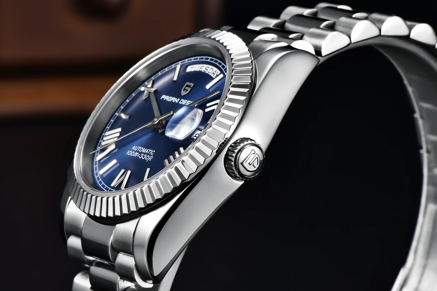 PAGANI DESIGN DD36 Luxury Automatic Watch For Men AR Sapphire Glass Stainless steel Mechanical  Wristwatch EU Warehouse delivery