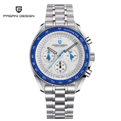 PAGANI DESIGN PD1701 Tribute to CK2998 Moon Watch Retro Quartz Watch For Men AR Sapphire crystal Sport Chronograph Man 2026 New