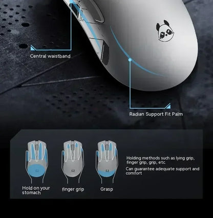 Metaphyuni Metapanda P1 draadloze muis P1 Pro Max Paw3395L lage latentie lichtgewicht e-sports gamingmuis ergonomisch pc-gamercadeau