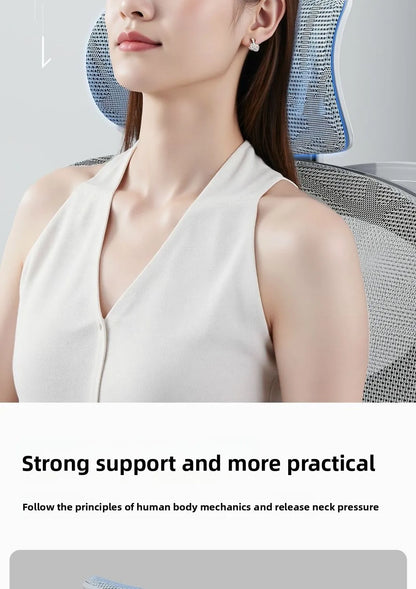 Sedia da ufficio ergonomica in rete con supporto lombare 6D, sedia da computer con schienale alto, sedia da scrivania reclinabile regolabile con poggiapiedi