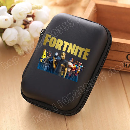 New Fortnite Storage Bag Multi Function Data Cable Charger Organizer Travel Earphone Protective Pouch Childrens Birthday Gift