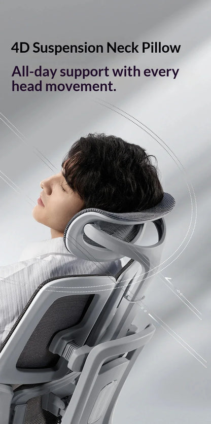 Sedia da ufficio in rete ergonomica executive per computer e gaming, arredo moderno girevole con ruote e regolabile, sedia gaming ergonomica