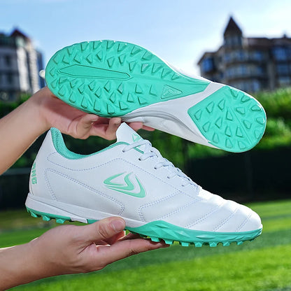 Nouvelles chaussures de football pour hommes, chaussures de soccer d'extérieur TF FG, crampons pour terrain en herbe, chaussures d'entraînement confortables, chaussures de match, futsal, chaussures de sport respirantes pour
