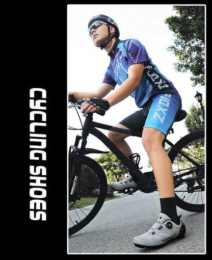 Nouvelles chaussures de cyclisme unisexes, professionnelles, légères, luxueuses, originales, pour route, VTT, course, vélo de mode, vélo de ville, sports de rue
