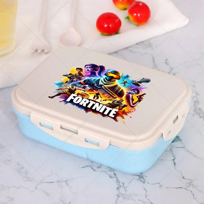 Fortnites Bento Lunch Box Anime Fortress Night Food Storage Containers Kids School Picnic Lunchbox Office Dinner Case Gift 2025