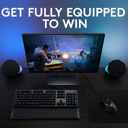 Mouse gaming cablato Logitech G502 HERO ad alte prestazioni, sensore HERO 25K, 25,600 DPI, RGB, pesi regolabili, 11 pulsanti, mouse PC/Mac