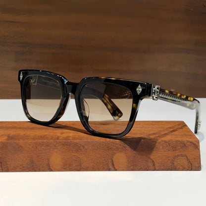 2025 Men's High end Retro Acetate Glasses Women's Fashion Designer Luxury Sunglasses Outdoor Travel Mountaineering Bicycle UV400