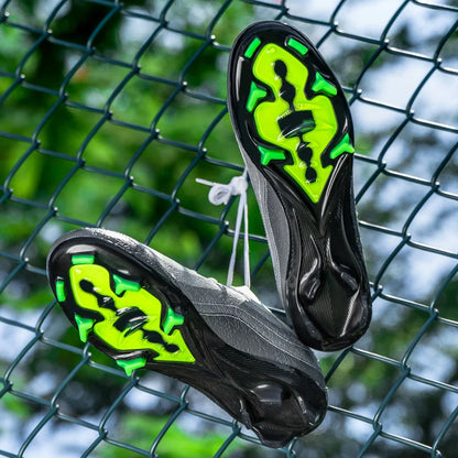 Chaussures de Football de sport pour hommes Fg/Ag, ongles longs, prairie artificielle pour adultes, chaussures spécifiques à l'entraînement durables, chaussures hautes antidérapantes