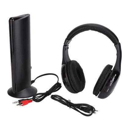 Casque audio supra-auriculaire, design professionnel, casque sans fil, son stéréo clair avec câble audio pour TV, pour PC, pour appareil audio