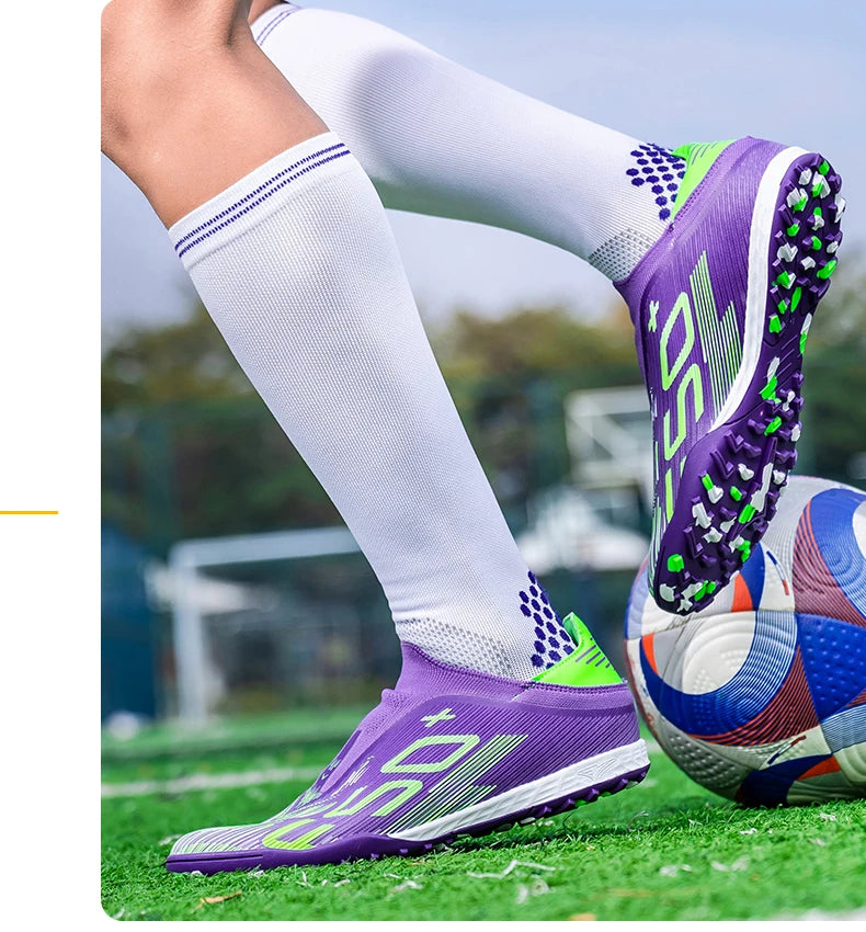 Pointure 35-45 Chaussures de football FG/TF pour hommes, futsal, professionnelles, unisexes, pour garçons, chaussures de football, baskets