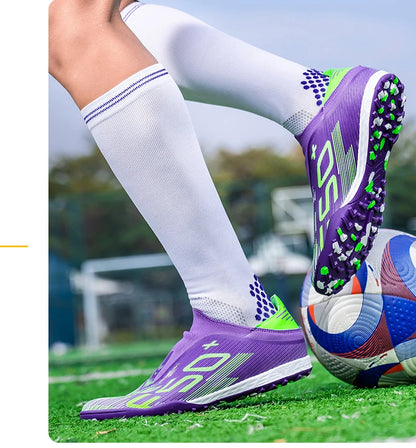 Pointure 35-45 Chaussures de football FG/TF pour hommes, futsal, professionnelles, unisexes, pour garçons, chaussures de football, baskets