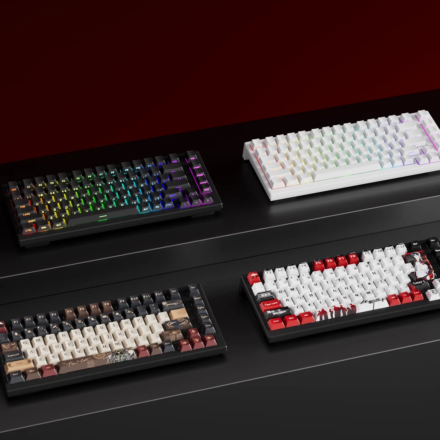 Akko TAC75 HE Magnetic Keyboard 75% Magnetic Switch Rapid Trigger 0.005mm ARGB 8K Polling Rate Wired Gamer Customized Keyboard