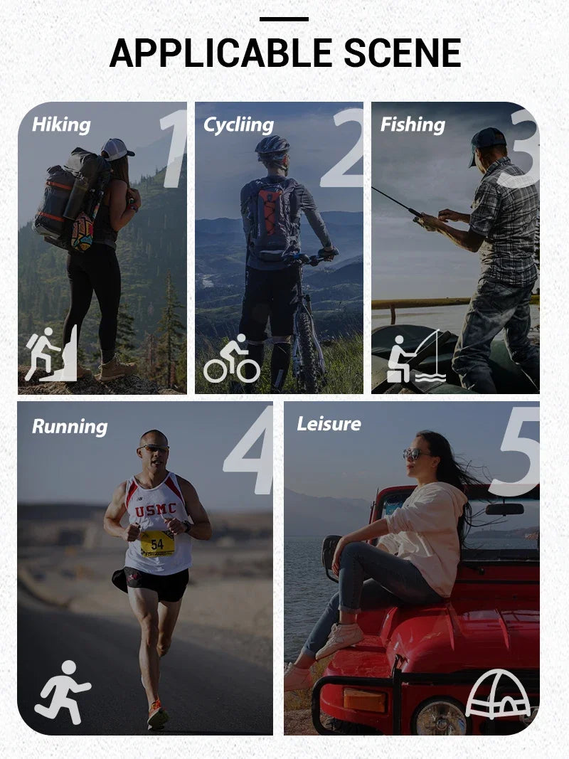 SCVCN Polarized Hiking Eyewear Fishing Sunglasses Cycling Glasses Fashion UV400 Bike Men MTB Sports Bicycle Glasses Outdoor