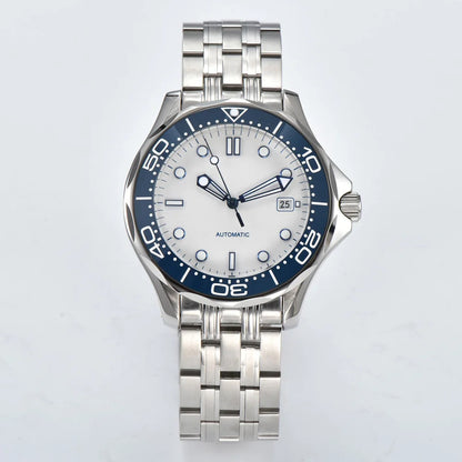 Men's Automatic Mechanical Watch 41mm Stainless Steel Waterproof Case Ceramic Bezel Men's Fashion Business Watch