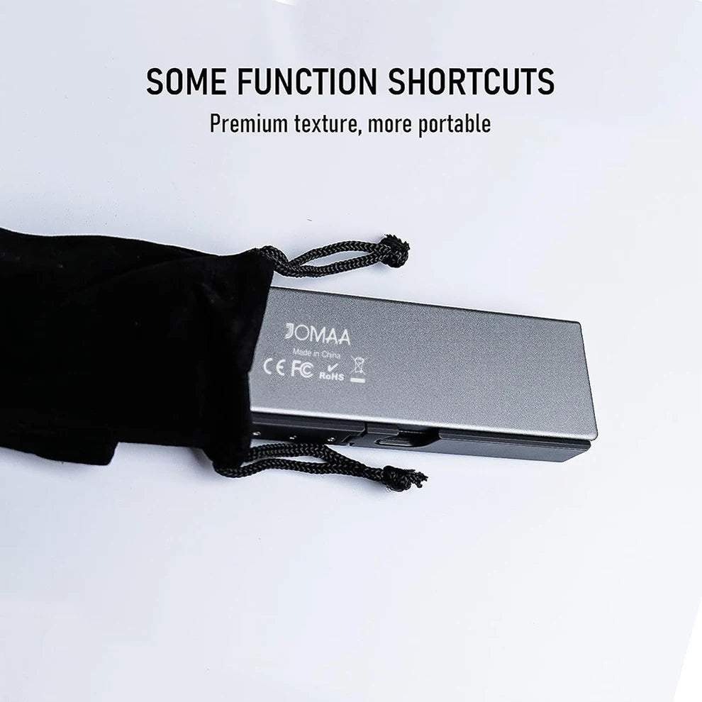 Jomaa faltbare Bluetooth-Tastatur, wiederaufladbare Bluetooth-Tastatur für Laptop, iPad und Smartphone, mini, tragbar und faltbar