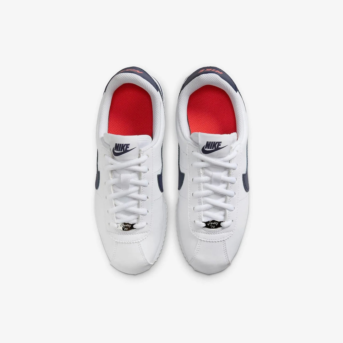 Nike Cortez Basic Sl – syntetická kůže, univerzální, módní, odolné, nízké, ležérní boty, bílé a modré, 904764-106