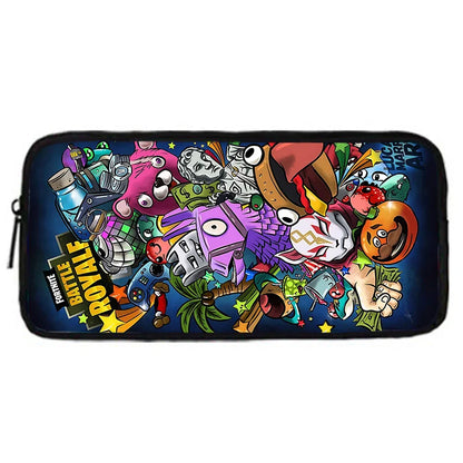 Hot Game Design Child Backpacks Lunch Bag Pencil Case Pupil Large Capacity School Bags For Boy Girl Best Gift F-FortniteS