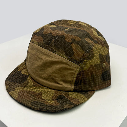 New Unisex CAMO Quick Drying Letter Embroidery Baseball Hats Sunshade Color Block Breathable Personal Peaked Caps Versatile ins