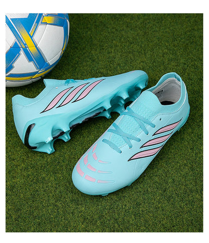 Nouvelles chaussures de football pour hommes, crampons pour enfants, chaussures de football professionnelles pour adultes, chaussures d'entraînement ultralégères antidérapantes pour garçons, livraison directe