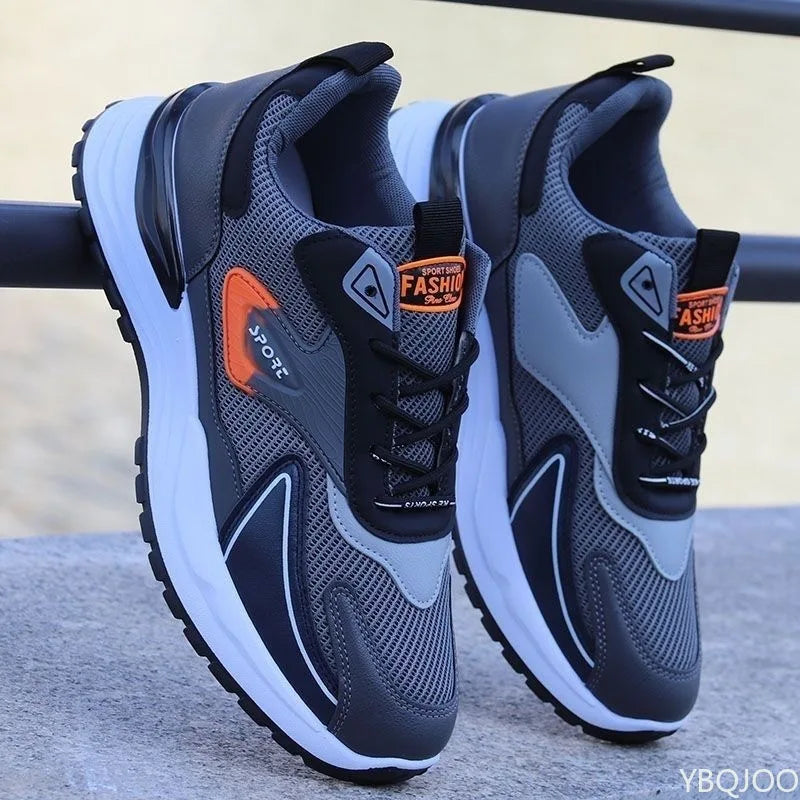 2025 grande taille automne mode nouvel article respirant décontracté confortable chaussures pour hommes polyvalent, léger plat sport chaussures pour hommes
