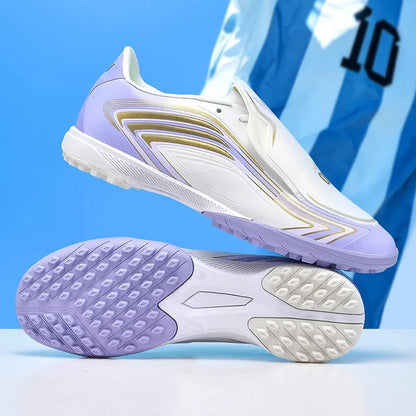Nouvelles chaussures de football pour hommes, baskets de futsal, crampons de haute qualité, antidérapantes, chaussures de football d'intérieur, pour terrain synthétique, best-seller, montantes, pour extérieur