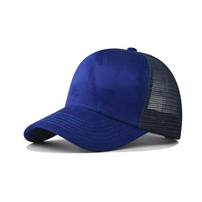 New Summer Mesh Baseball Cap Women Men Letter Patch Snapback Hat Casual Breathable Unisex Street Hip Hop Trucker Caps