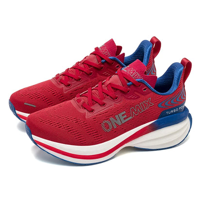 ONEMIX Men's Running Shoes Air Cushion Sneakers Breathable Mesh Outdoor Athletic Height Increase Walking Shoes Size EU 35-47