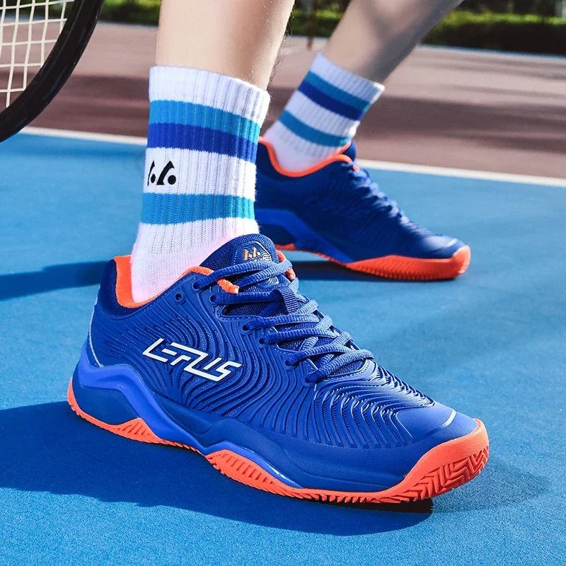Par åndbare bordtennissko, sportssko, volleyballsko til mænd og kvinder, mærkevare, professionelle badmintonsko