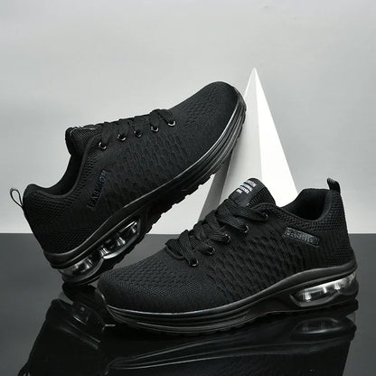 Mens Running Shoes Outdoor Sports Casual Mesh Tennis Shoes Lace-up Lightweight Gym Jogging Shoes for Men 2025 New Male Sneakers