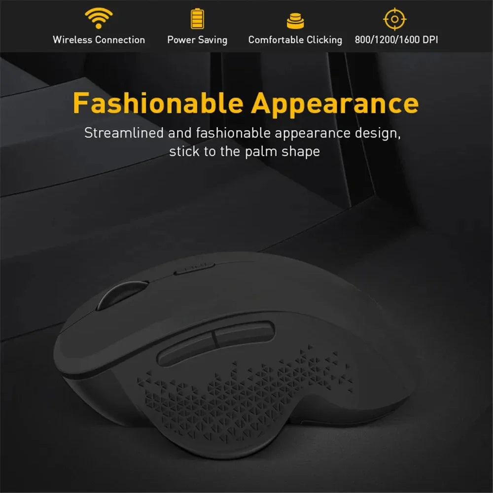 Rechargeable Bluetooth Wireless Mouse 4000 DPI Silent Wireless Mouse, Dual Mode Bluetooth & 2.4G USB Wireless Mouse for MacBook, PC & Laptop