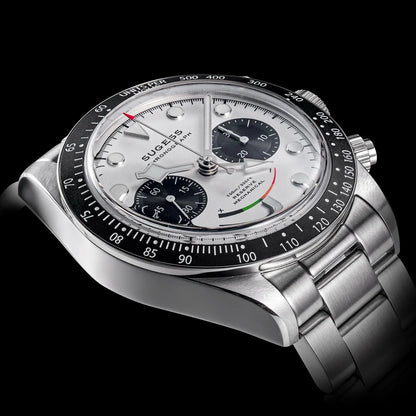 Sugess Chronograph Watch for Mens ST1907 Movement Mechanical Sapphire Crystal Wristwatches Waterproof Pilot Air Force Clock S475