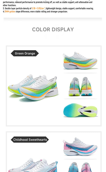 2025 IRUNSVAN SHADOW WING 2.0 PRO Marathon Air Cushion Sports Running Shoes Carbon Plate Trail Running Shoes Lightweight Sneaker