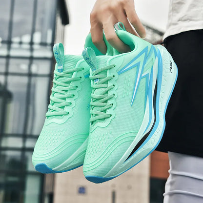 Men's Running Shoes Specialty Marathon Sports Shoes Breathable Lightweight Carbon Plate Women's Trend Athletic Sneakers Women