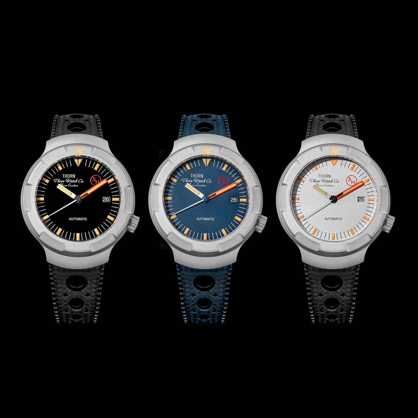 THORN T011 Men's Titanium Watch PT5000 Automatic Movement Mechanical Tribute Vintage Watches Sapphire Luminous 10Bar Waterproof