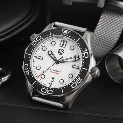 Watchdives WD007 V4 Titanium NTTD Dive Watch PT5000 Automatic Movement Sapphire Super Luminous Domed Crystal 42mm Men Watches