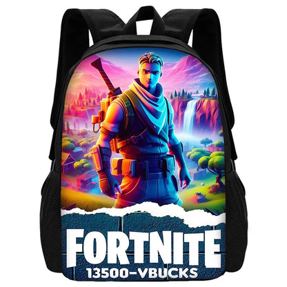 Hot Game FortniteS Kids Backpacks Boys and Girls Student Birthday Gift Child School Bags Unisex Camping Durable Rucksack