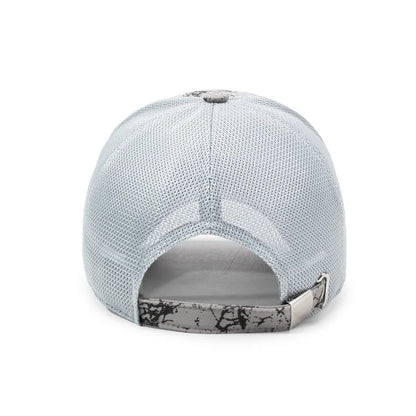 New Summer Men's Sun Hat, Outdoor Sports Visor, Mesh Back Baseball Cap, Breathable Casual Fishing & Trucker Hat