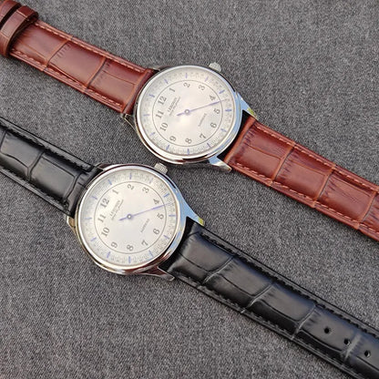 Single needle independent blue needle minimalist fashion personality sapphire mirror waterproof quartz watch for men