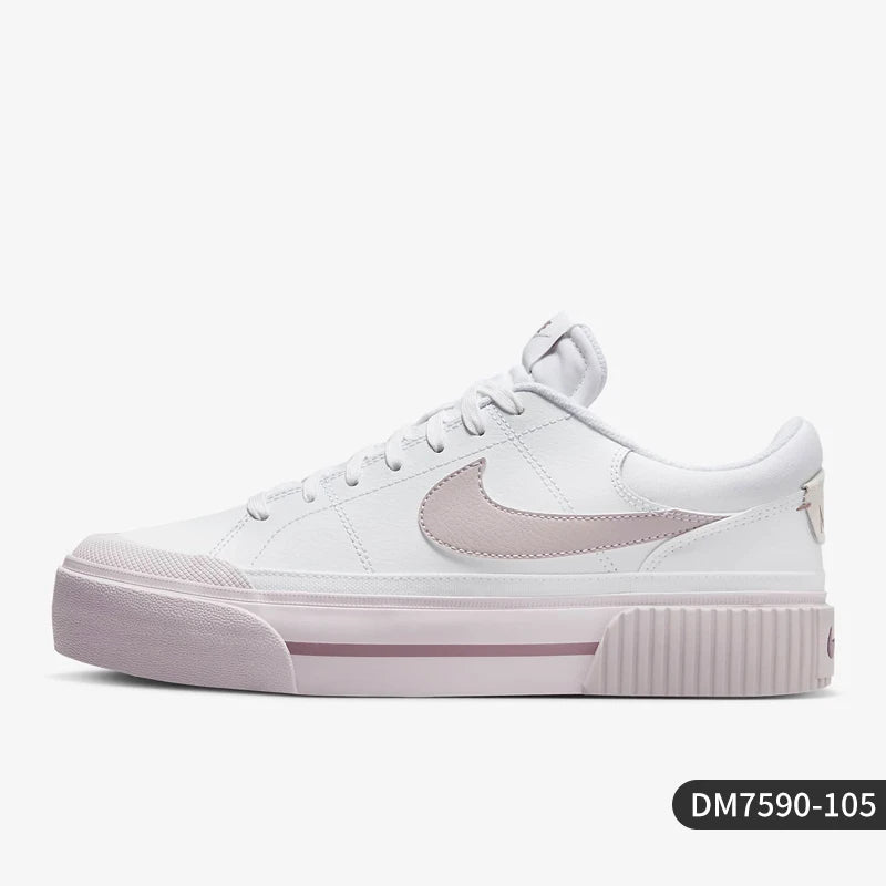 Nike Genuine 2024 New Women's Wear-Resistant Thick Sole Low-Top Casual Sneakers DM7590-105