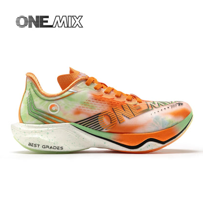 ONEMIX Neue Marathon-Laufschuhe mit Nylon-Carbonplatte, stoßdämpfende Profi-Rennschuhe mit stabiler Unterstützung, ultraleichte Rebound-Sneaker