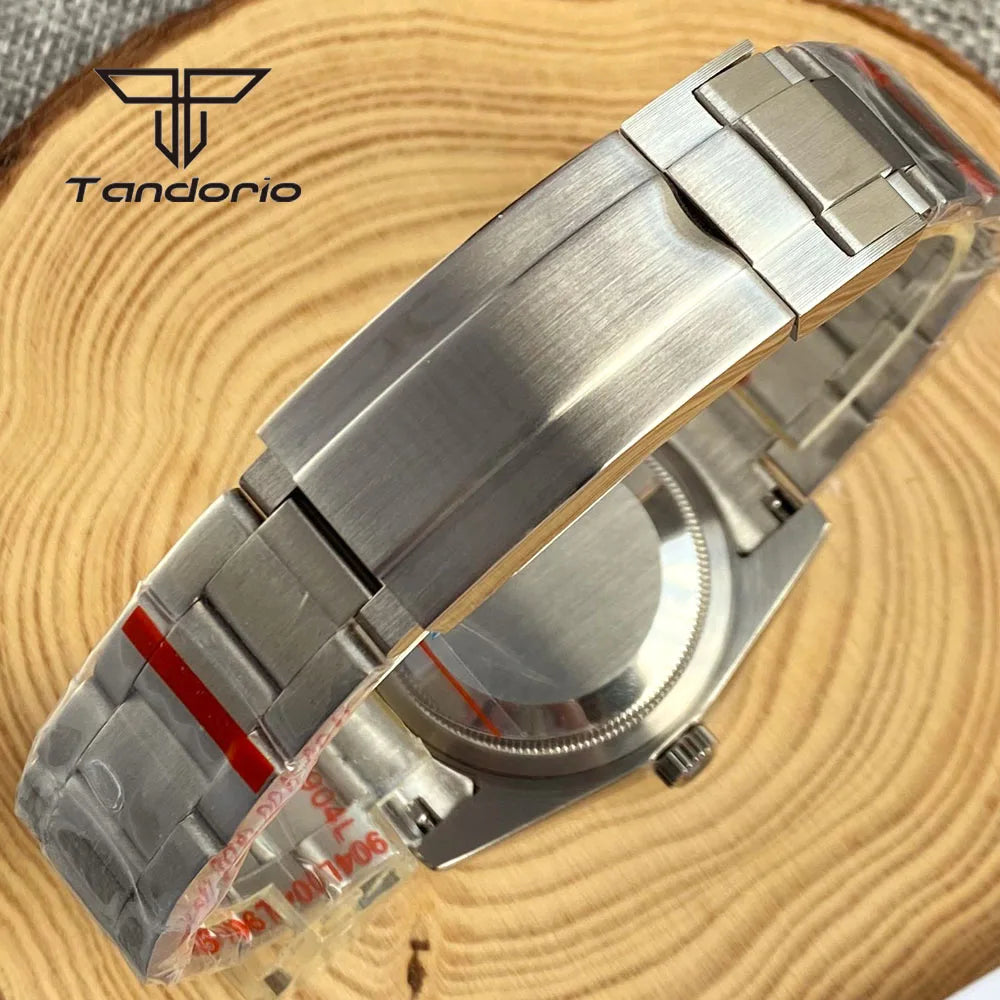 Tandorio Men's Automatic Watch Mechanical Miyota 8215/PT5000 Movt Sapphire Glass 36mm/39mm Explorer Style Wristwatch Luminous