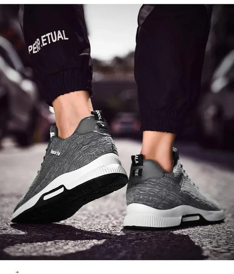 Men's Increase Insole 6CM Sports Casual Height Shoes Size 48 Men's Sneakers Elevator Shoes Hidden Heels Breathable Heightening Shoes