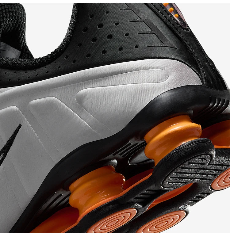 Nike Official Authentic SHOX R4 Men's Cushioned Wear-Resistant Low-Top Sport Running Shoes HQ1988-003
