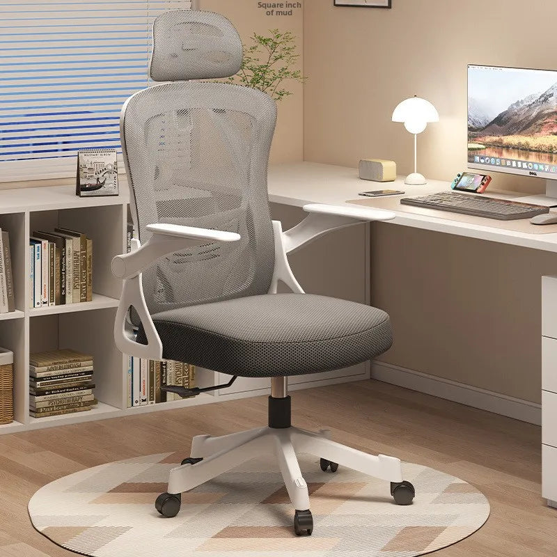 Ergonomic Gaming Chair with Adjustable Height, Comfort Support Cushion, Office Desk Chair for Home, Dorm, Gaming, and Long Hours Use