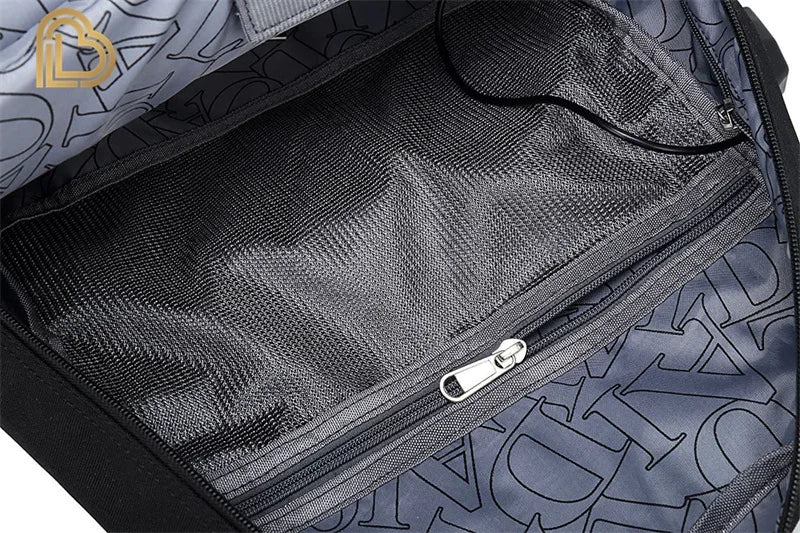 Yule Trooper F-Fortnited Battle Royale Rucksack mit USB-Ladeanschluss, Anime-Figuren, Lern- und Schreibwarenfach für Schüler