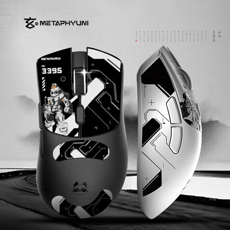 Metaphyuni Metapanda P1 draadloze muis P1 Pro Max Paw3395L lage latentie lichtgewicht e-sports gamingmuis ergonomisch pc-gamercadeau