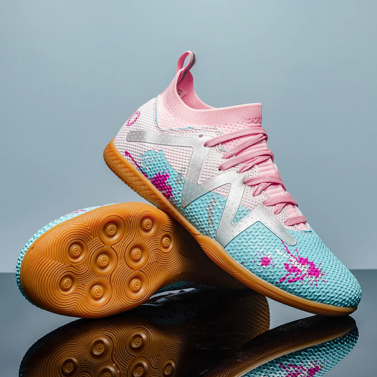 Zapatillas de fútbol para hombre, tacos de alto rendimiento, calzado profesional de fútbol sala, botas rápidas para campo de fútbol, zapatillas originales de entrenamiento para niño