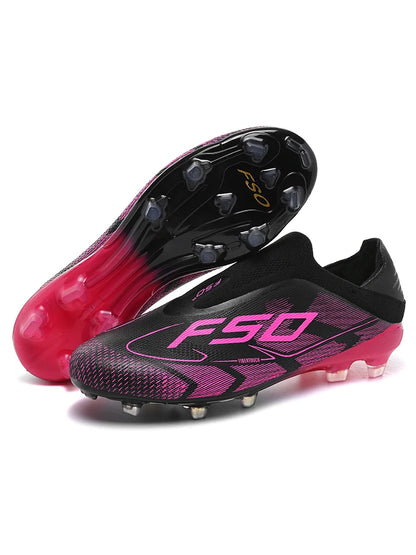 Nouvelles Chaussures de Football pour Hommes Antidérapantes, Crampons de Futsal Intérieur et de Football sur Gazon, Baskets Montantes de Haute Qualité, Meilleures Ventes pour l'Extérieur
